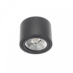 Spectrum LED CHLOE AR111 GU10 IP20 ROUND BLACK, ADJUSTABLE