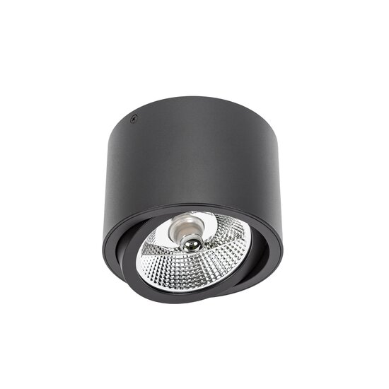 Spectrum LED Spectrum LED CHLOE AR111 GU10 IP20 ROUND BLACK, ADJUSTABLE - Ideal for modern spaces