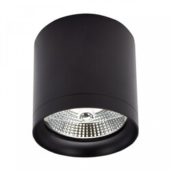 Spectrum LED CHLOE AR111 ANTI-GLARE GU10 230V IP20 118X110MM BLACK ROUND