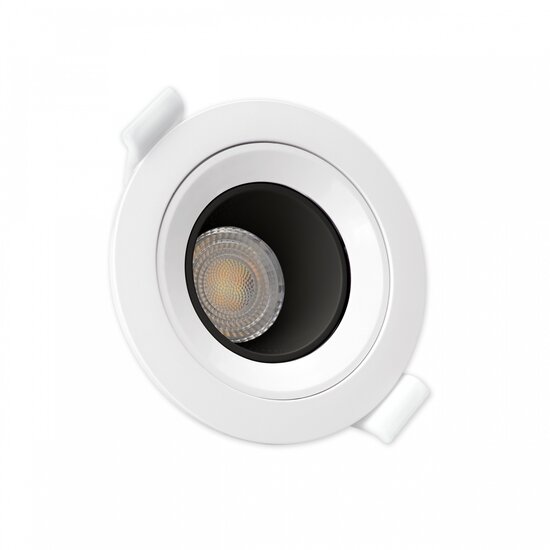 Spectrum LED Spectrum LED FIALE CORE DEEP GU10 IP20 FI86X34MM BLACK ROUND ADJUSTABLE - Perfect lighting for any space