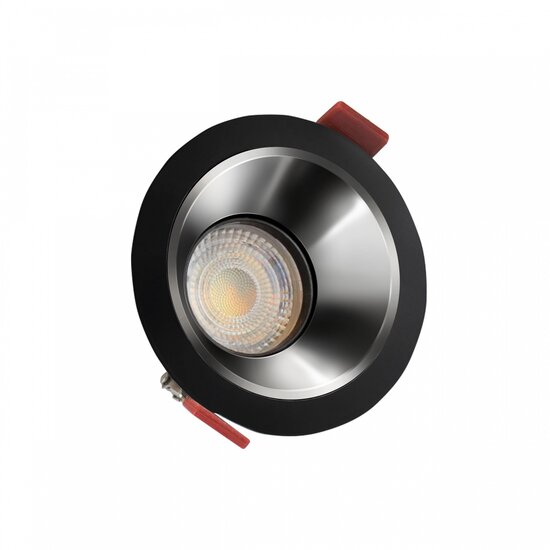 Spectrum LED Spectrum LED FIALE COMFORT ANTI - GLARE GU10 250V IP20 FI85X50MM BLACK ROUND - Schaffen Sie eine gemütliche Beleuchtung ohne Blendung