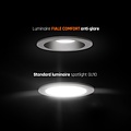 Spectrum LED Spectrum LED FIALE COMFORT ANTI - GLARE GU10 250V IP20 FI85X50MM BLACK ROUND - Schaffen Sie eine gemütliche Beleuchtung ohne Blendung