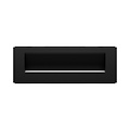 Spectrum LED ENCANTA ASYMMETRIC 6W CCT 230V IP54 230x84x60MM BLACK RECESSED FACADE LAMP - Creëer een sfeervolle buitenomgeving