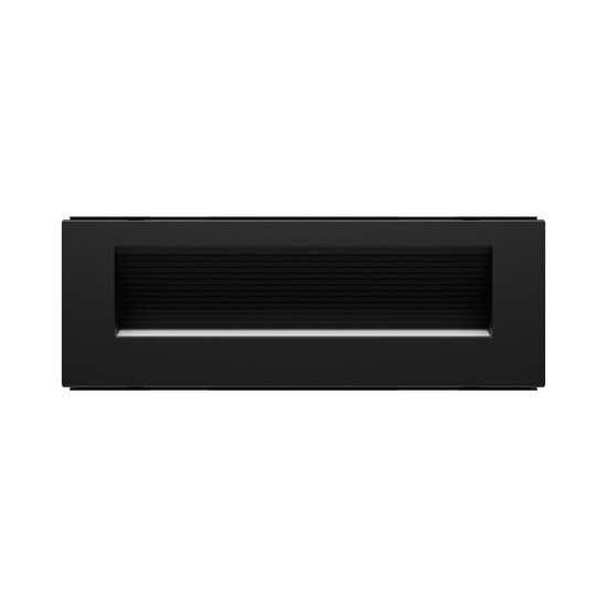 Spectrum LED ENCANTA ASYMMETRIC 6W CCT 230V IP54 230x84x60MM BLACK RECESSED FACADE LAMP - Creëer een sfeervolle buitenomgeving