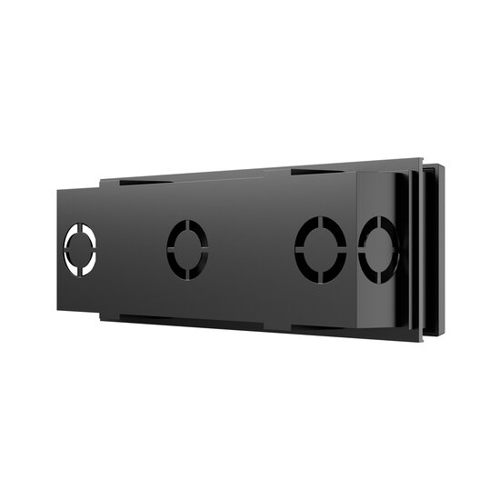 Spectrum LED ENCANTA ASYMMETRIC 6W CCT 230V IP54 230x84x60MM BLACK RECESSED FACADE LAMP - Creëer een sfeervolle buitenomgeving