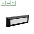 Spectrum LED Spectrum LED ENCANTA 6W CCT 230V IP54 230x80x30MM BLACK SURFACE FACADE FACE - Perfecte verlichting voor buitenruimtes