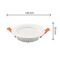 Spectrum LED Spectrum LED DURE 3 MAX DOWNLIGHT 12W CW 230V - Perfecte verlichting voor elke ruimte