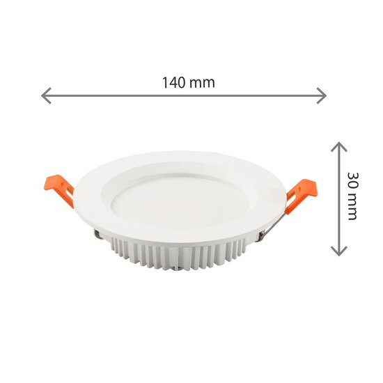 Spectrum LED Spectrum LED DURE 3 MAX DOWNLIGHT 12W CW 230V - Perfecte verlichting voor elke ruimte