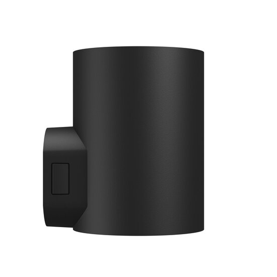 Spectrum LED Spectrum LED TORRE 9W CCT 230V IP54 99x78x114MM BLACK ROUND FACADE LAMP - Perfecte verlichting voor buitenruimtes