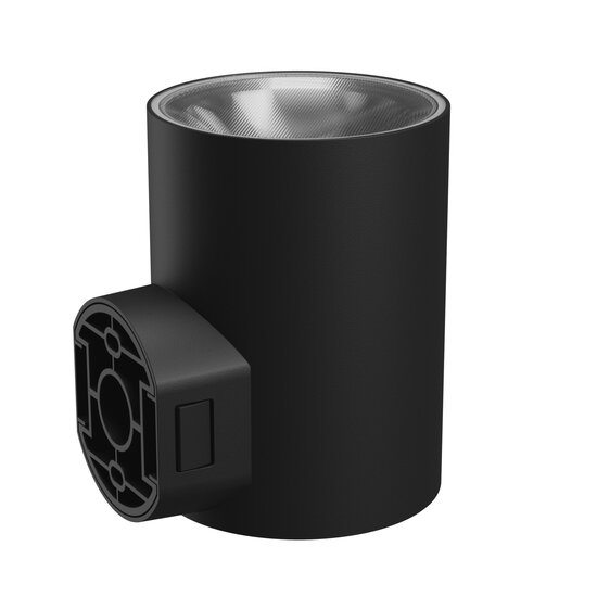 Spectrum LED Spectrum LED TORRE 9W CCT 230V IP54 99x78x114MM BLACK ROUND FACADE LAMP - Perfecte verlichting voor buitenruimtes