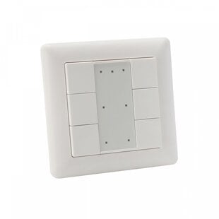 Spectrum LED Panneau de Bouton Poussoir Mural avec 6 Boutons DALI