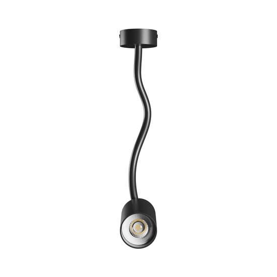 Spectrum LED Spectrum LED VARIOSA FLEXI GU10 BASE 230V IP20 55x100x410MM BLACK ROUND - Perfecte verlichting voor elke ruimte