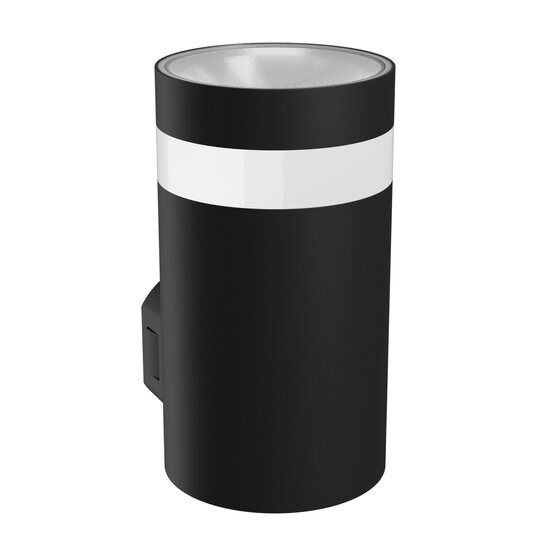 Spectrum LED Spectrum LED TORRE RING 9W CCT 230V IP54 99x78x156MM BLACK ROUND FACADE LAMP - Ideal for outdoor lighting