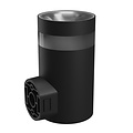 Spectrum LED Spectrum LED TORRE RING 9W CCT 230V IP54 99x78x156MM BLACK ROUND FACADE LAMP - Ideal for outdoor lighting