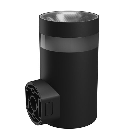 Spectrum LED Spectrum LED TORRE RING 9W CCT 230V IP54 99x78x156MM BLACK ROUND FACADE LAMP - Ideal for outdoor lighting