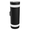 Spectrum LED Spectrum LED TORRE RING 18W CCT 230V IP54 99x78x244MM BLACK ROUND FACADE LAMP - Perfect voor buitenverlichting