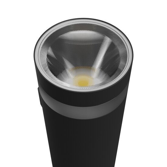 Spectrum LED Spectrum LED TORRE RING 18W CCT 230V IP54 99x78x244MM BLACK ROUND FACADE LAMP - Perfect voor buitenverlichting