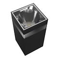 Spectrum LED Spectrum LED TORRE RING 9W CCT 230V IP54 99x78x156MM BLACK SQUARE FACADE LAMP - Perfect voor stijlvolle buitenverlichting