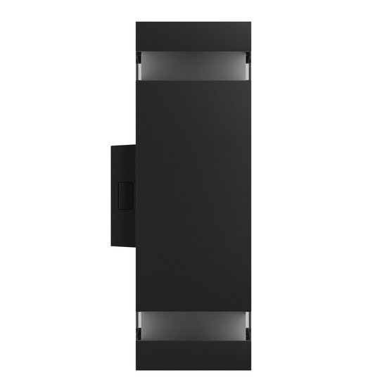 Spectrum LED Spectrum LED TORRE RING 18W CCT 230V IP54 99x78x240MM BLACK SQUARE FACADE LAMP - Perfect voor moderne buitenverlichting