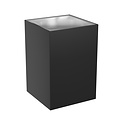 Spectrum LED Spectrum LED TORRE 9W CCT 230V IP54 99x78x117MM BLACK SQUARE FACADE LAMP - Perfect voor stijlvolle buitenverlichting