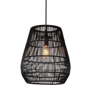 OUTLET - LUCIDE NERIDA - Außenpendelleuchte - Ø 35 cm - 1xE27 - Schwarz