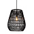 LUCIDE OUTLET - LUCIDE NERIDA - Hanglamp Buiten - Ø 35 cm - 1xE27 - IP44 - Zwart