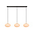 LUCIDE OUTLET - LUCIDE ELYSEE - Pendant Lamp - 3xE27 - Opal