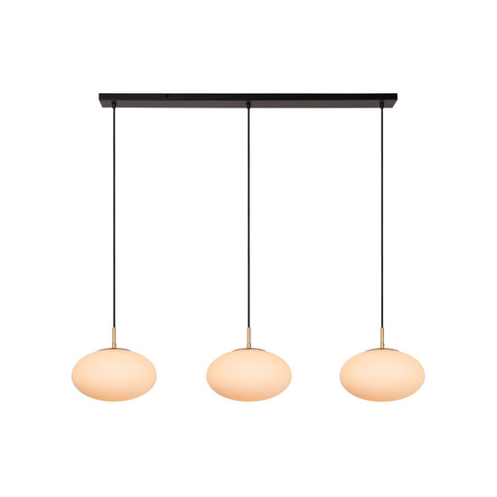 LUCIDE OUTLET - LUCIDE ELYSEE - Pendant Lamp - 3xE27 - Opal - Create a cozy ambiance in your interior