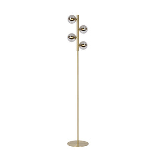 OUTLET - LUCIDE TYCHO - Lámpara de Pie - 4xG9 - Oro Mate / Latón