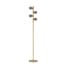 LUCIDE OUTLET - LUCIDE TYCHO - Vloerlamp - 4xG9 - Mat Goud / Messing - Creëer een warme sfeer in uw interieur