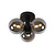LUCIDE OUTLET - LUCIDE TRUDY - Plafonnier Salle de Bain - Ø 28 cm - 3xG9 - IP44 - Noir