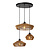 LUCIDE LUCIDE YUNKAI - Lámpara Colgante - Ø 60 cm - 3xE27 - Natural