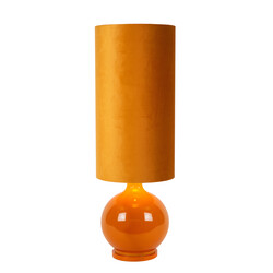 LUCIDE ESTERAD - Lámpara de pie - Ø 34 cm - 1xE27 - Amarillo Mostaza