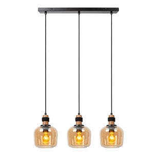 LUCIDE ILONA - Hanglamp - 3xE27 - Amber