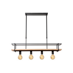 LUCIDE MILONGA - Pendant Lamp - 4xE27 - Black