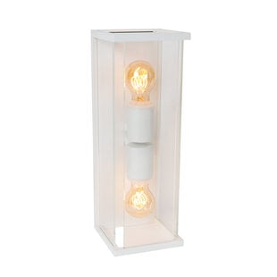 LUCIDE CLAIRE - Außenwandleuchte - 2xE27 - IP54 - Weiß