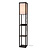 LUCIDE LUCIDE MENNO - Vloerlamp - 1xE27 - Met draadloze oplader - Zwart