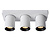 LUCIDE LUCIDE NIGEL - Deckenstrahler - LED Dim to Warm - GU10 - 3x5W 2200K/3000K - Weiß