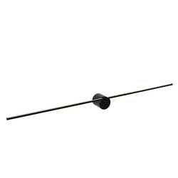 LUCIDE MIZAR - Bathroom Wall Lamp - LED - 1x10W 2700K - IP44 - Black