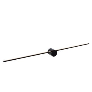 LUCIDE MIZAR - Bathroom Wall Lamp - LED - 1x10W 2700K - IP44 - Black