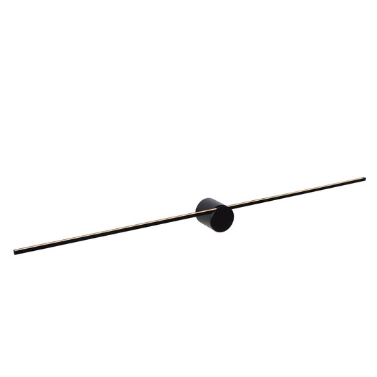 LUCIDE LUCIDE MIZAR - Bathroom Wall Lamp - LED - 1x10W 2700K - IP44 - Black - Ideal lighting for your bathroom