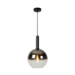 LUCIDE MARIUS - Lámpara Colgante - Ø 30 cm - 1xE27 - Negro