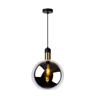 LUCIDE JULIUS - Hanglamp - Ø 28 cm - 1xE27 - Fumé