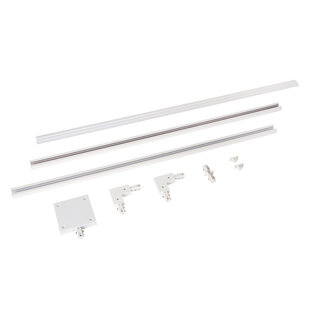 LUCIDE TRACK Starterset - 1-fase Railsysteem / Railverlichting - 2 meter - Wit