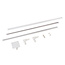 LUCIDE LUCIDE TRACK Starterset - 1-fase Railsysteem / Railverlichting - 2 meter - Wit - Perfect for modern indoor lighting