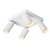 LUCIDE LUCIDE CLUBS - Plafondspot - 4xGU10 - Wit
