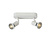 LUCIDE OUTLET - LUCIDE JASTER-LED - Plafondspot - LED - GU10 - 2x5W 2700K - Wit