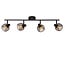 LUCIDE OUTLET - LUCIDE MAREN - Ceiling Spot - 4xE14 - Black - Perfect lighting for any space
