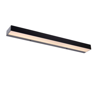 OUTLET - LUCIDE ALEXA - Wandlampe Badezimmer - LED - 1x8W 3000K - Schwarz