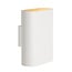 LUCIDE OUTLET - LUCIDE OVALIS - Aplique - 2xE14 - Blanco - Perfecto para crear un ambiente acogedor en interiores